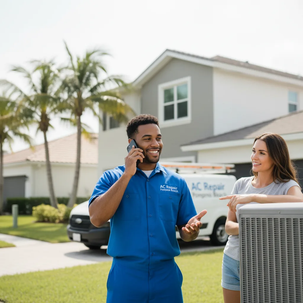 AC Repair Pompano Beach customer support in Shamrock